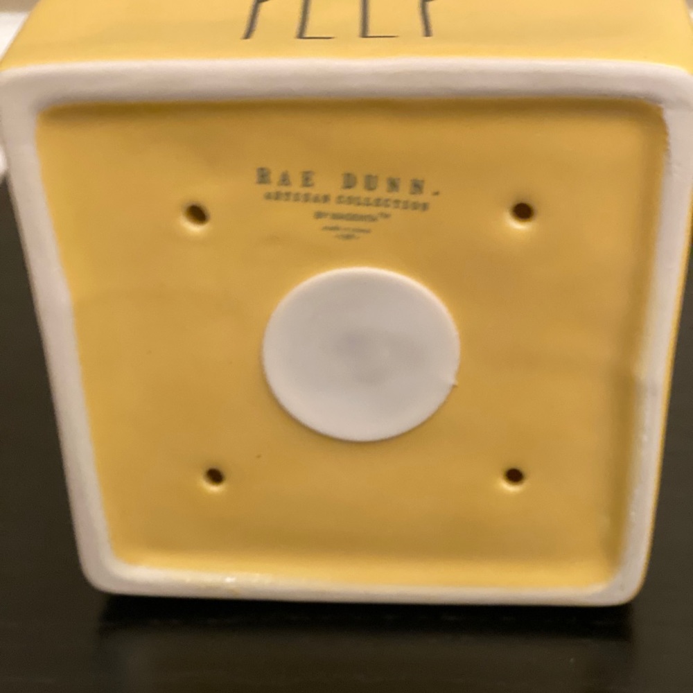 Rae Dunn yellow PEEP birdhouse - Picture 4 of 4